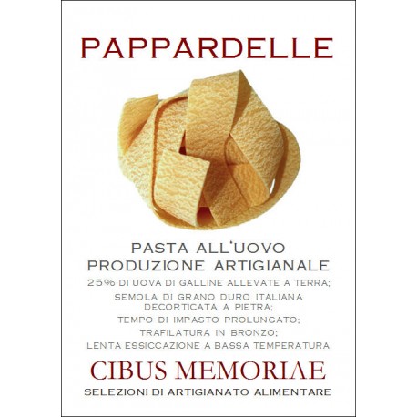 Pappardelle all'uovo