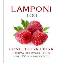 Confettura di lamponi 100