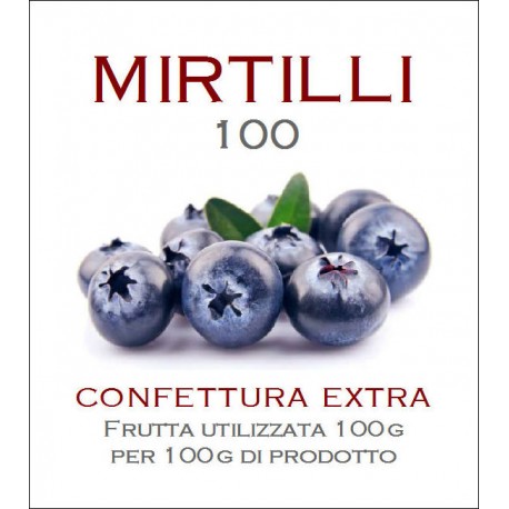 Confettura di mirtilli 100