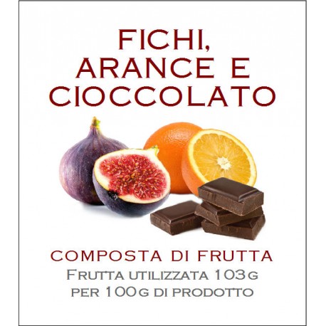 Figs, oranges and chocolate